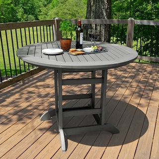 HIGHWOOD 48" Round Counter Height Outdoor Table - Bed Bath & Beyond ...